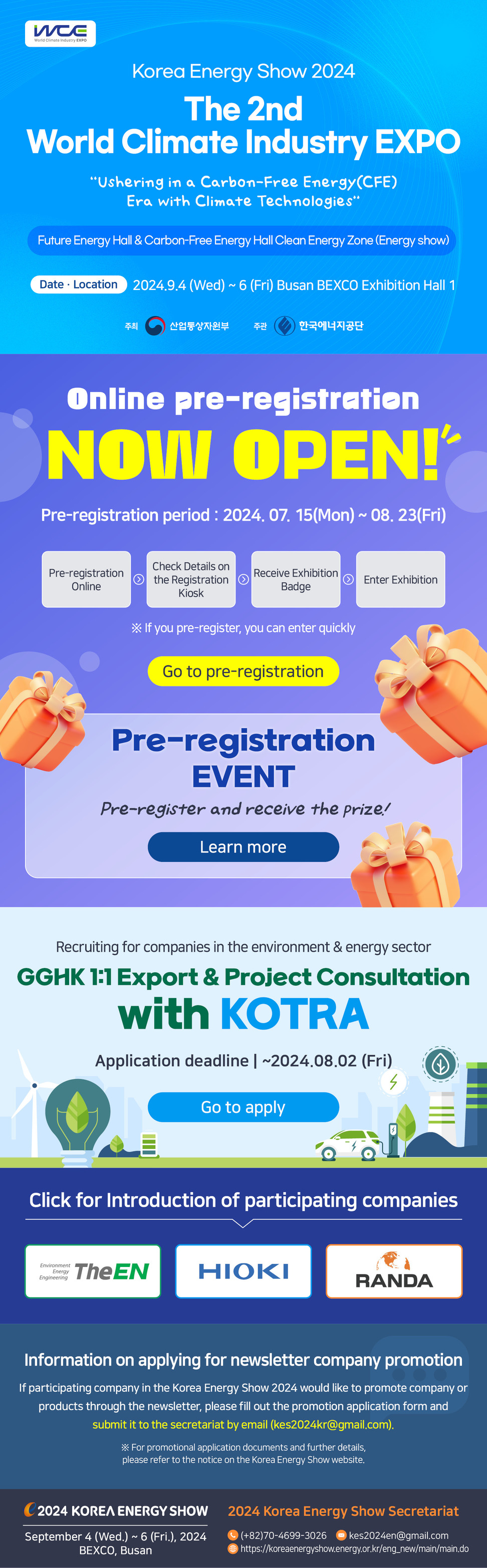 [2024 Newsletter Vol.4] Online Pre-registration Open!